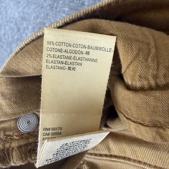 Free People Jeans Womens 30 Yellow Mid Rise Skinny Fringe Hem Distressed Stretch - Picture 6 of 12